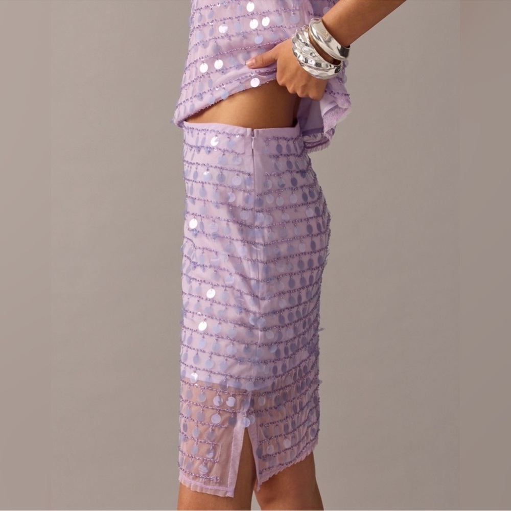 Jcrew Sequin Skirt